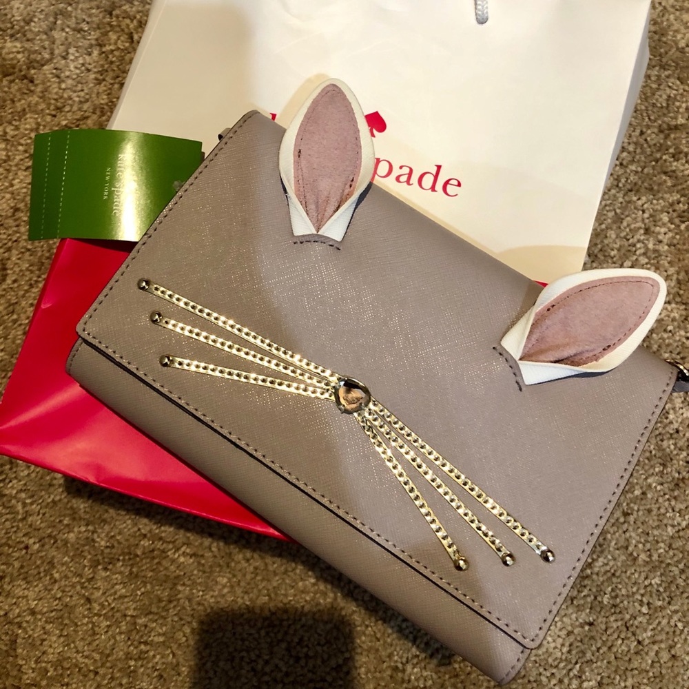 Kate Spade Rabbit Winni Wallet/Purse Crossbody Bag